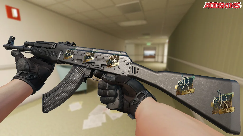 Sticker | jR (Gold) | Boston 2018 inspecting
