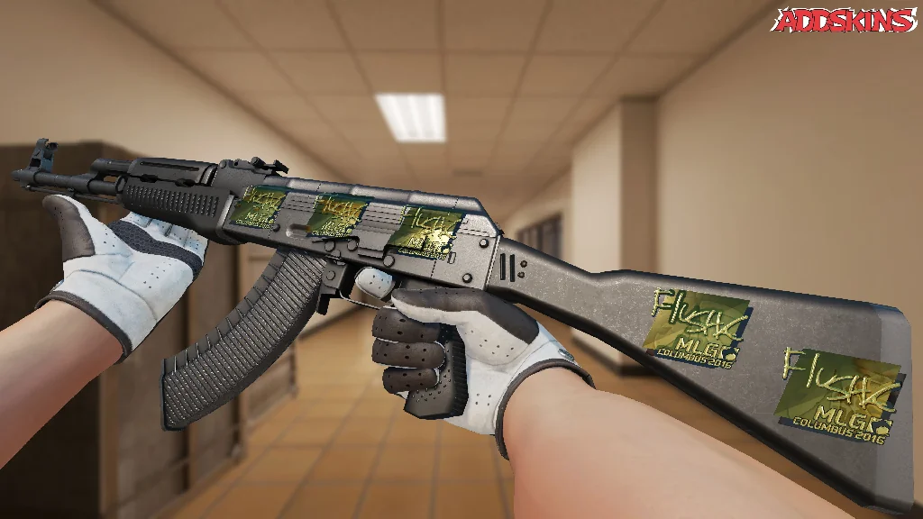 Sticker | flusha (Gold) | MLG Columbus 2016 inspecting