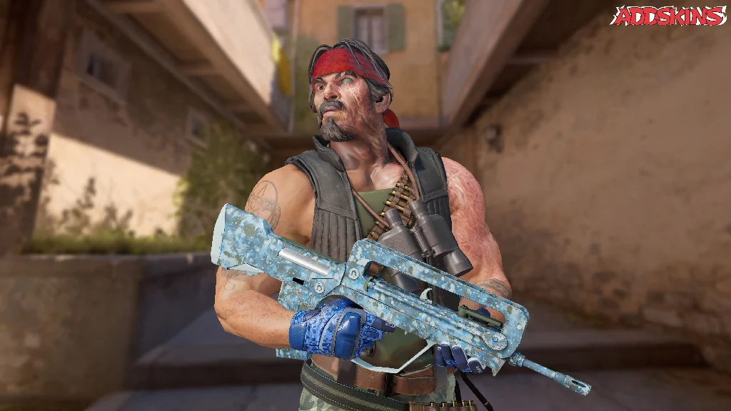 FAMAS | Cyanospatter pose-1