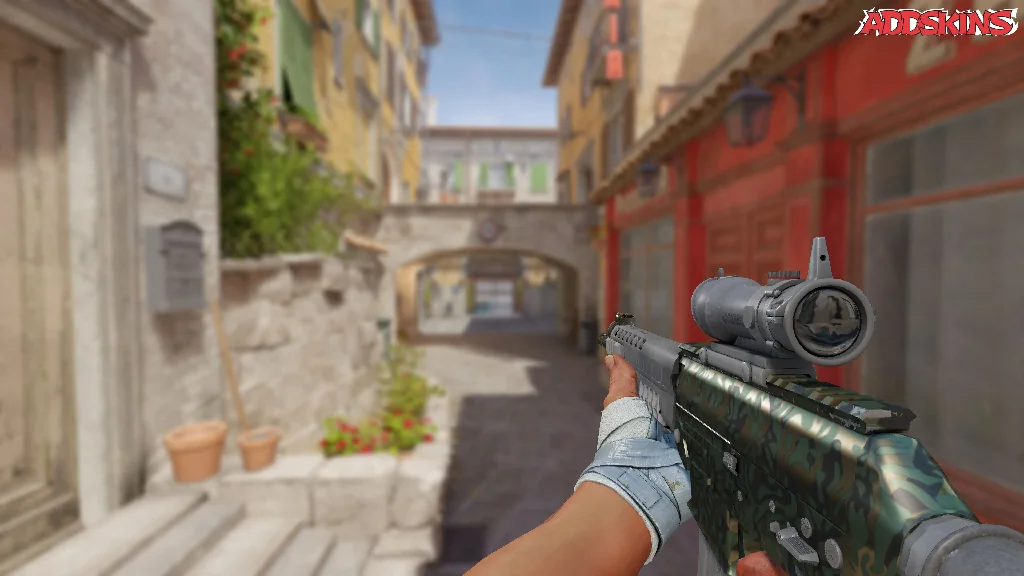 SG 553 | Army Sheen holding