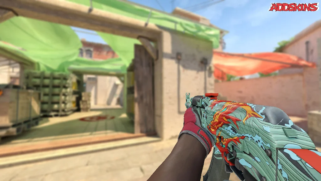 AK-47 | Aquamarine Revenge holding