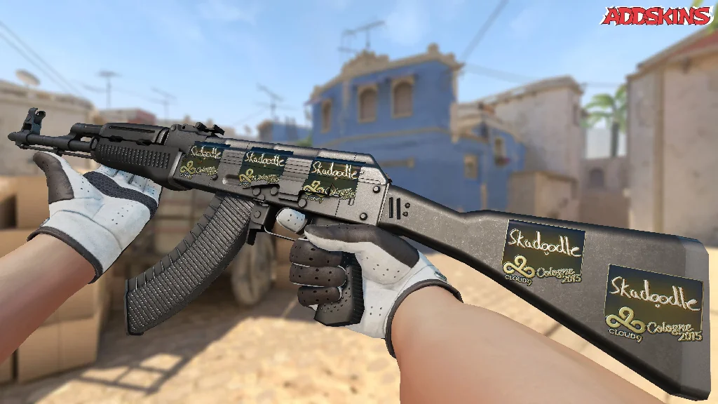 Sticker | Skadoodle (Gold) | Cologne 2015 inspecting