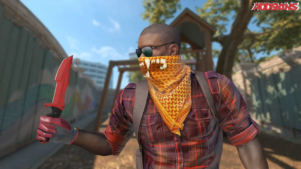 ★ Huntsman Knife | Crimson Web pose-2