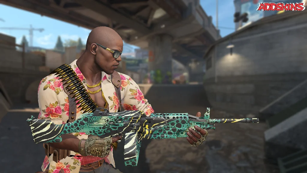 M249 | Emerald Poison Dart pose-3