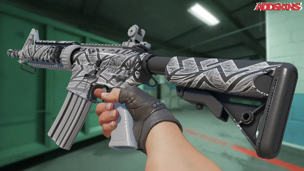 M4A4 | Aeolian Dark inspecting