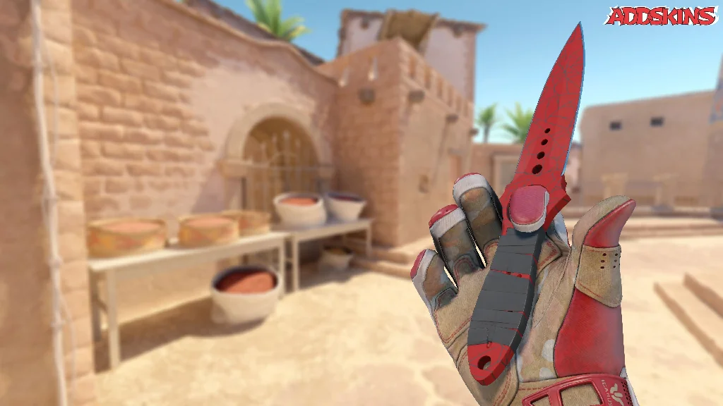 ★ Skeleton Knife | Crimson Web inspecting