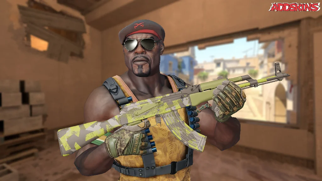 AK-47 | Olive Polycam pose-1