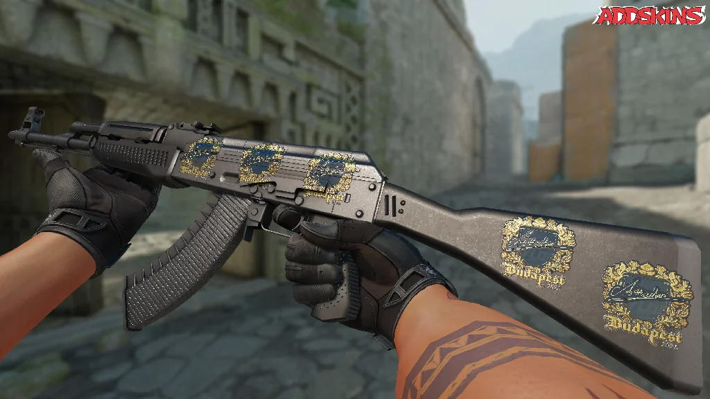 Sticker | Attacker (Gold) | Budapest 2025 inspecting