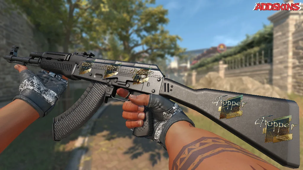 Sticker | chopper (Gold) | Boston 2018 inspecting