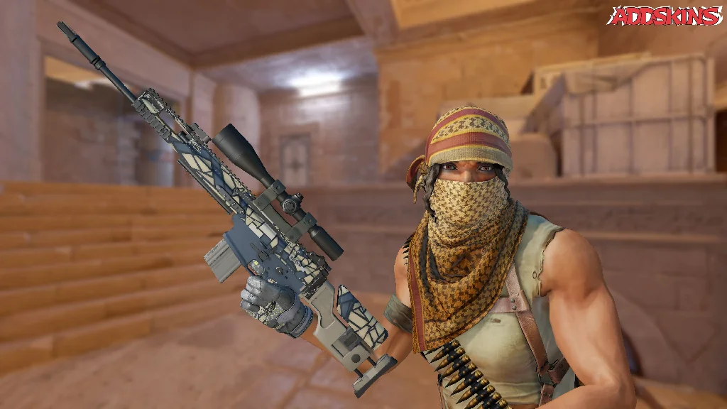 SCAR-20 | Stone Mosaico pose-2