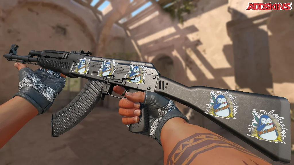 Sticker | War Penguin inspecting