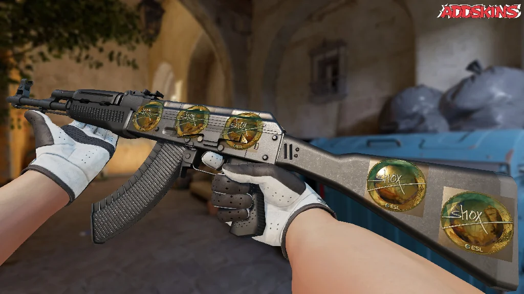 Sticker | shox (Gold) | Katowice 2019 inspecting