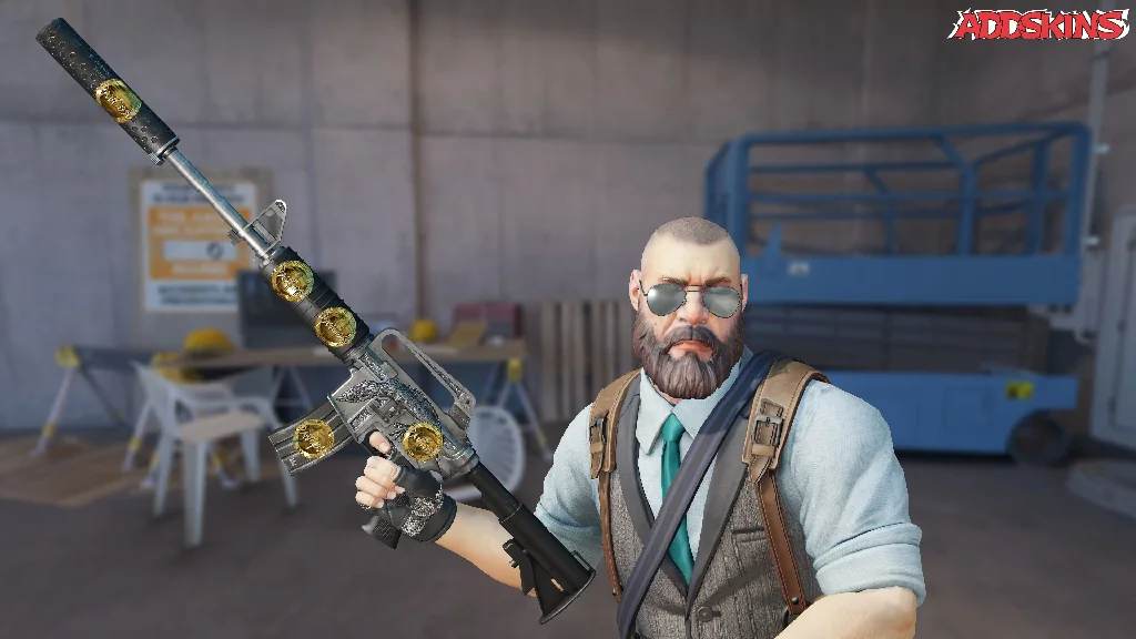 Sticker | DavCost (Gold) | Katowice 2019 pose-2
