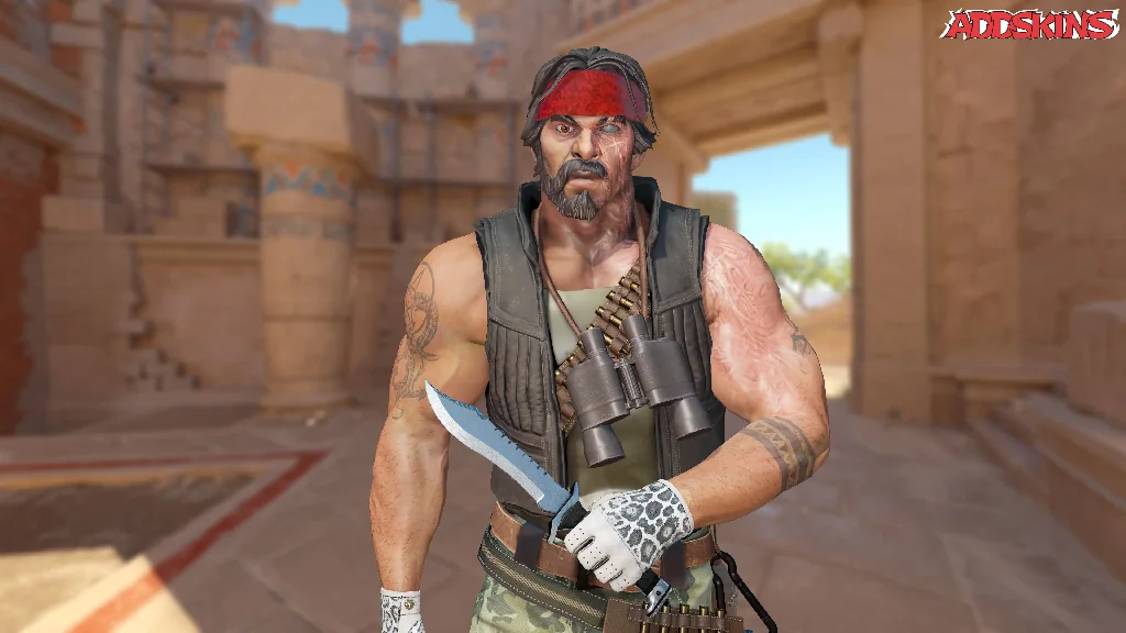★ Bowie Knife | Damascus Steel pose-1