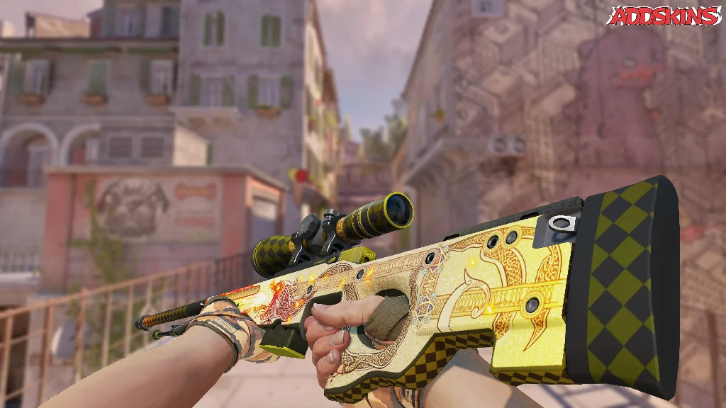 AWP | Dragon Lore inspecting