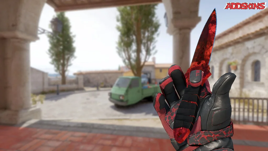 ★ Skeleton Knife | Doppler Ruby inspecting
