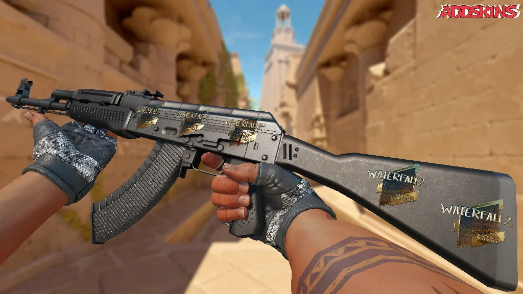 Sticker | waterfaLLZ (Gold) | Boston 2018 inspecting