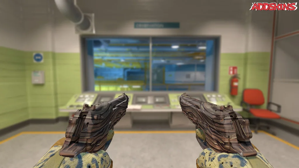 Dual Berettas | Drift Wood holding