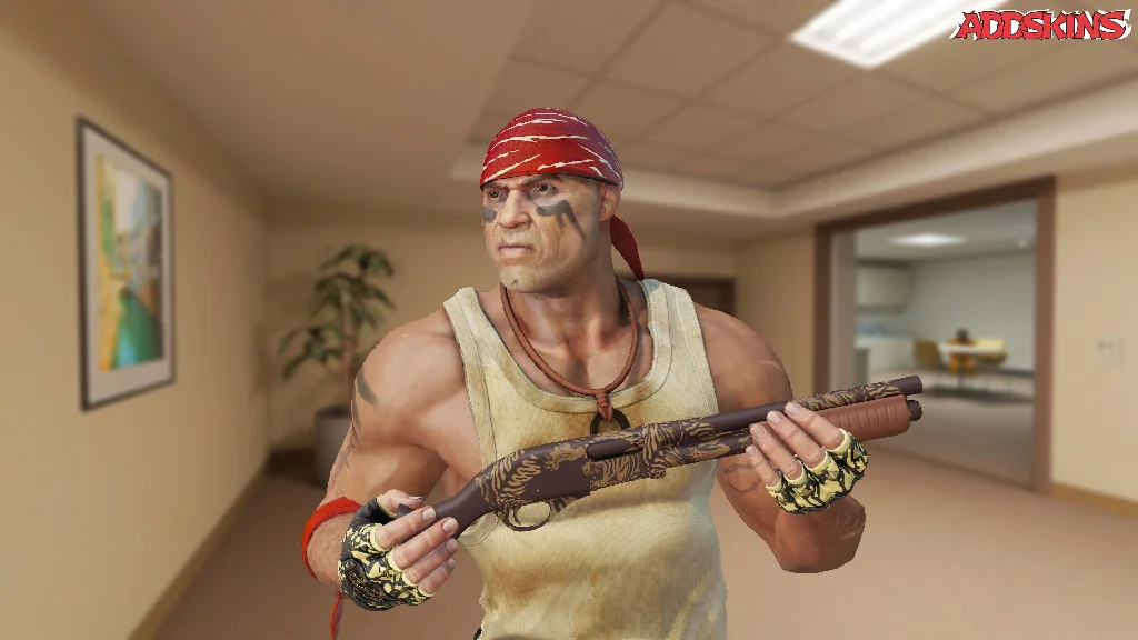 Sawed-Off | Clay Ambush pose-1
