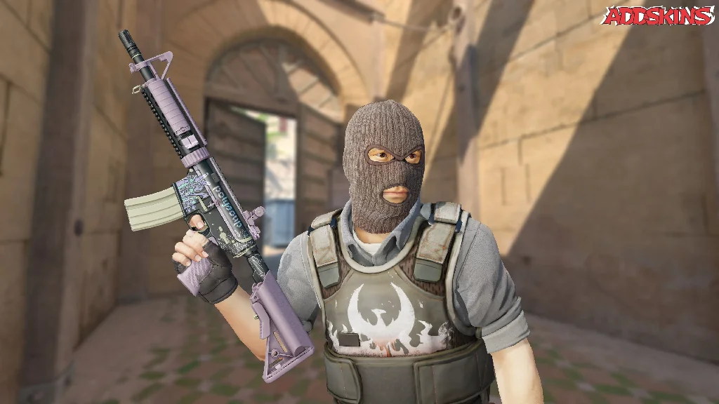 M4A4 | Polysoup pose-2