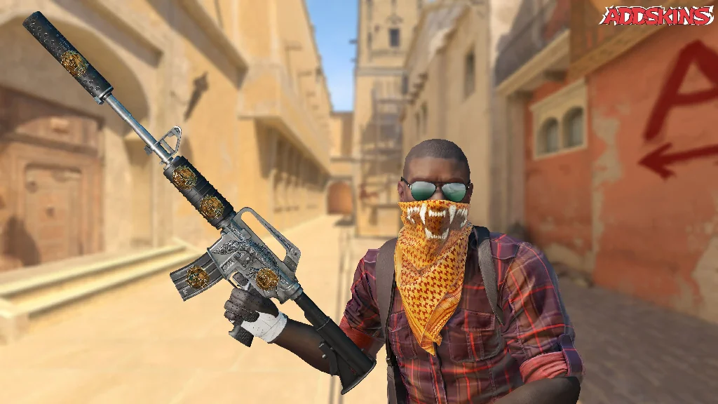 Sticker | flamie (Gold) | London 2018 pose-2