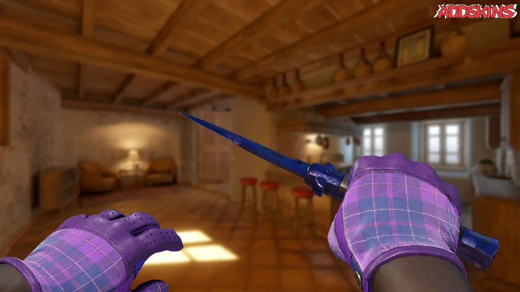 ★ Stiletto Knife | Doppler Black Pearl holding