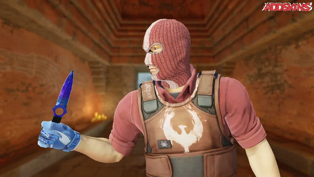 ★ Skeleton Knife | Doppler Sapphire pose-2