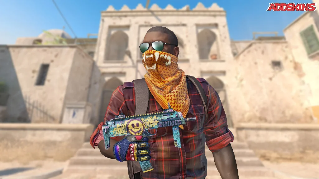 MP7 | Just Smile pose-1