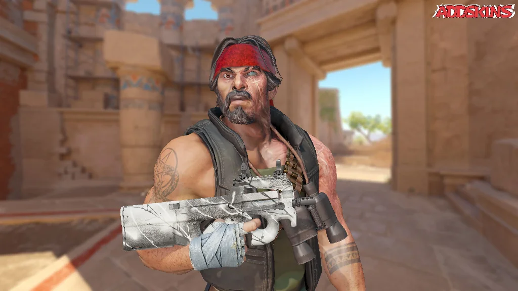 P90 | Ash Wood pose-1