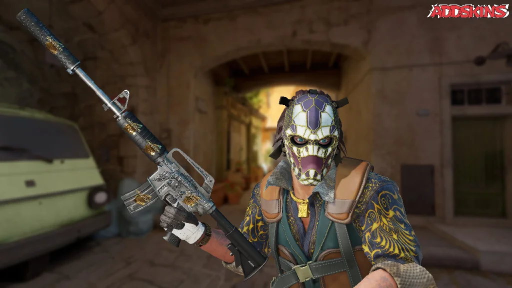 Sticker | markeloff (Gold) | Boston 2018 pose-2