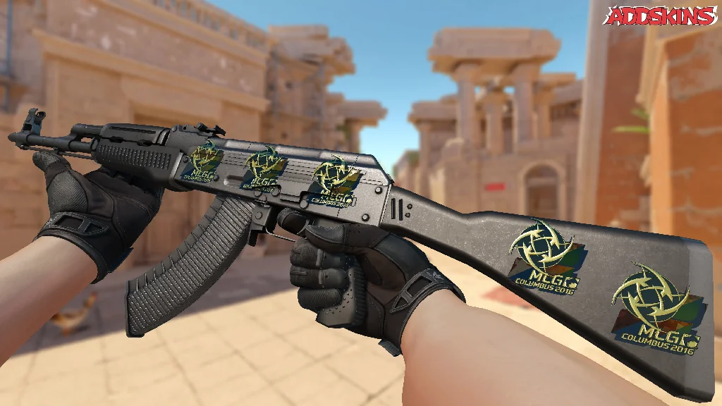 Sticker | Ninjas in Pyjamas (Gold) | MLG Columbus 2016 inspecting