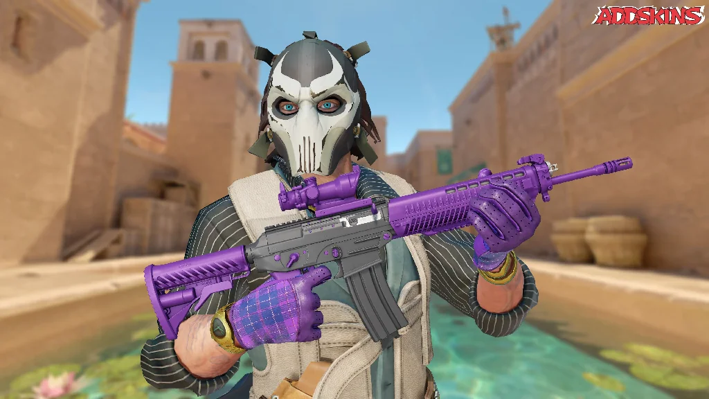 SG 553 | Ultraviolet pose-1