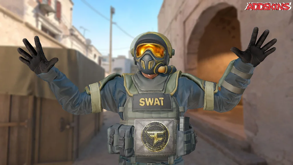 Patch | FaZe Clan (Gold) | Stockholm 2021 pose-1