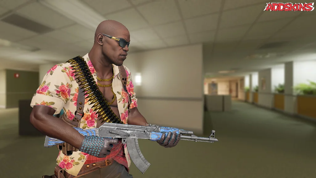 AK-47 | Blue Laminate pose-3