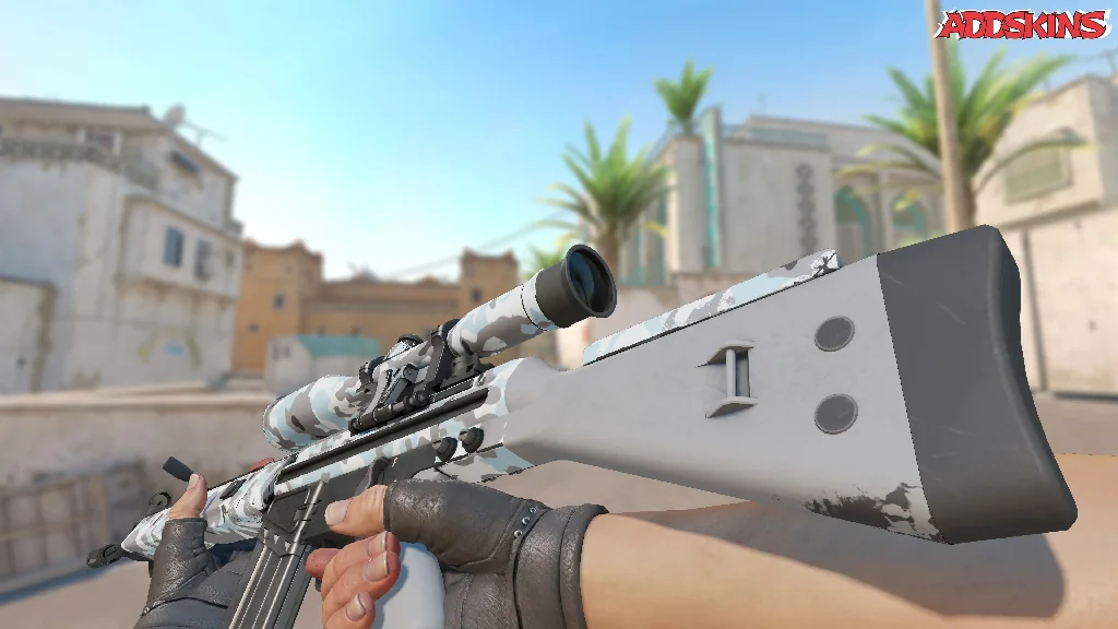 G3SG1 | Arctic Camo inspecting