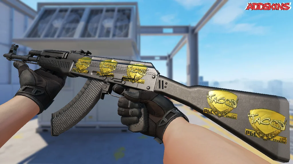 Sticker | TACO (Gold) | Krakow 2017 inspecting