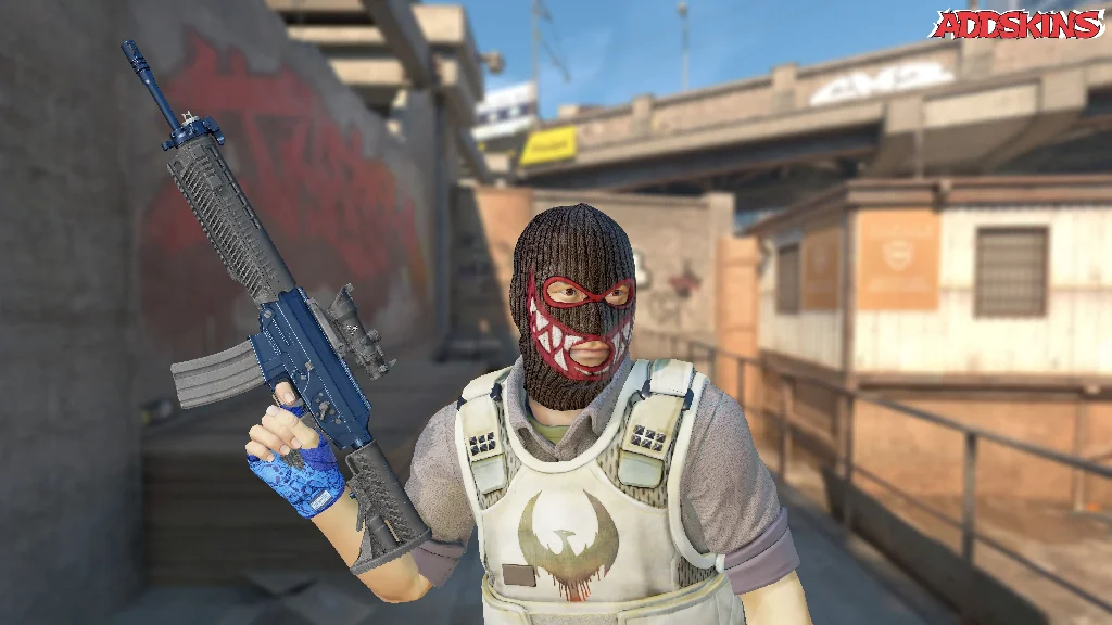 SG 553 | Anodized Navy pose-2