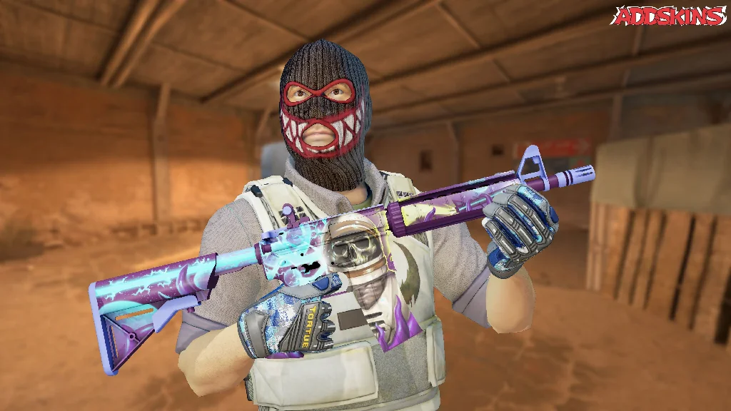 M4A4 | Desolate Space pose-1