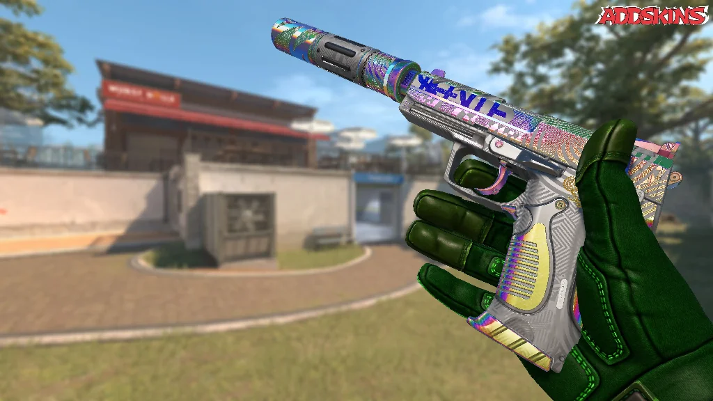 USP-S | Spiral Glitch inspecting