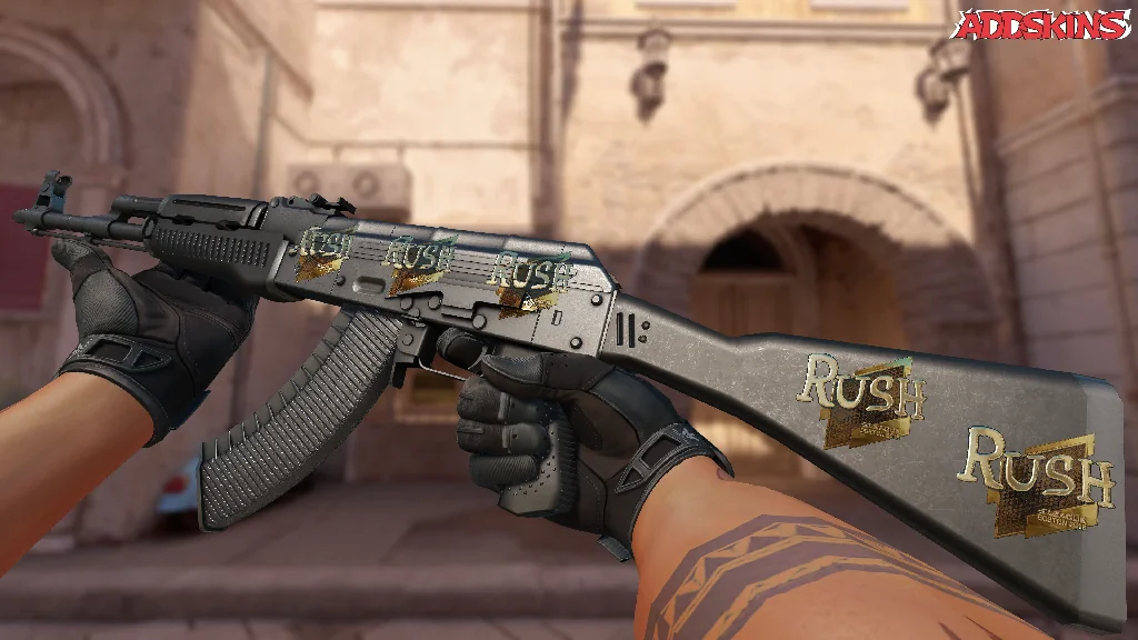 Sticker | RUSH (Gold) | Boston 2018 inspecting