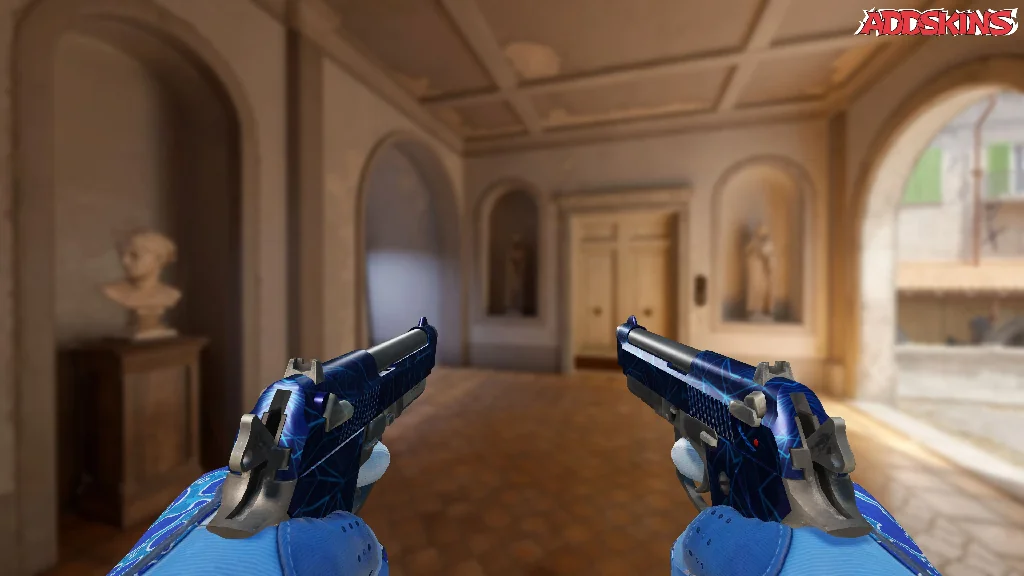 Dual Berettas | Cobalt Quartz holding