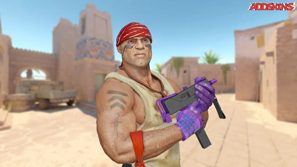 MAC-10 | Ultraviolet pose-3