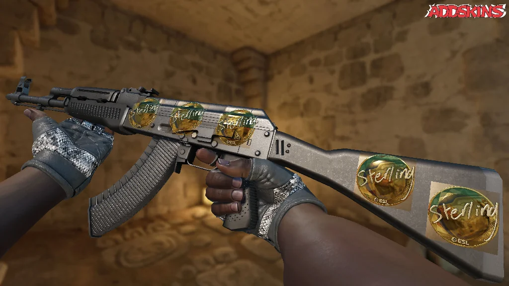 Sticker | sterling (Gold) | Katowice 2019 inspecting