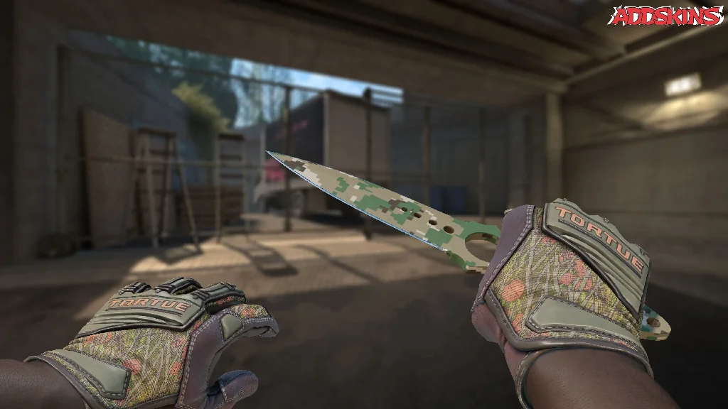 ★ Skeleton Knife | Forest DDPAT holding