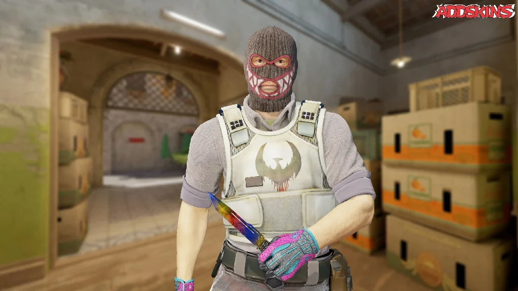 ★ Paracord Knife | Marble Fade pose-1