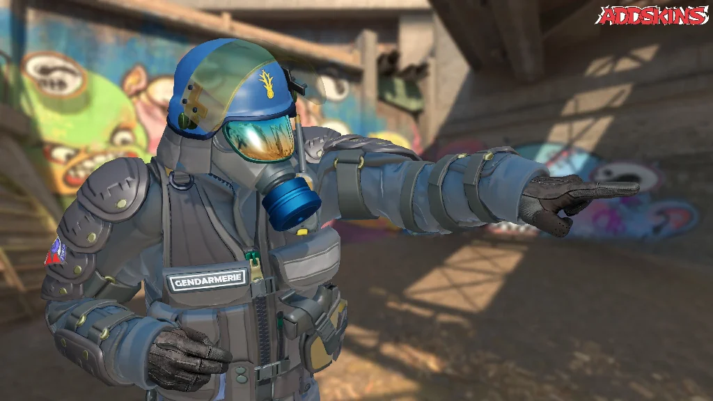 Chem-Haz Capitaine | Gendarmerie Nationale pose-2