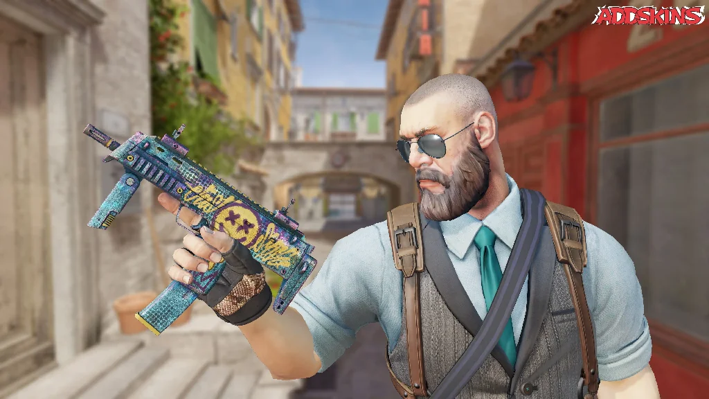 MP7 | Just Smile pose-2