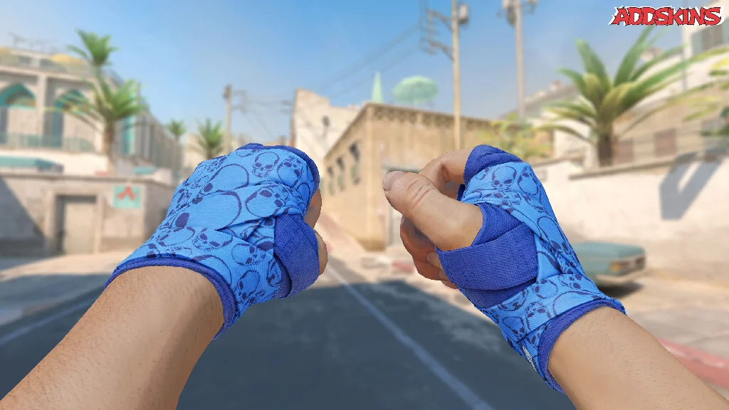 ★ Hand Wraps | Cobalt Skulls holding