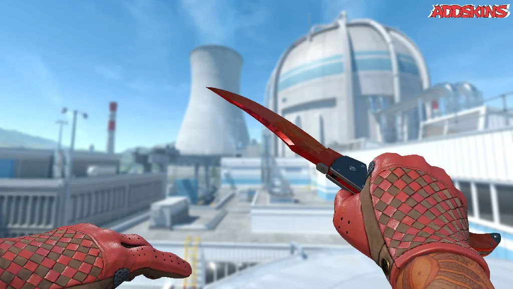 ★ Falchion Knife | Doppler Ruby holding