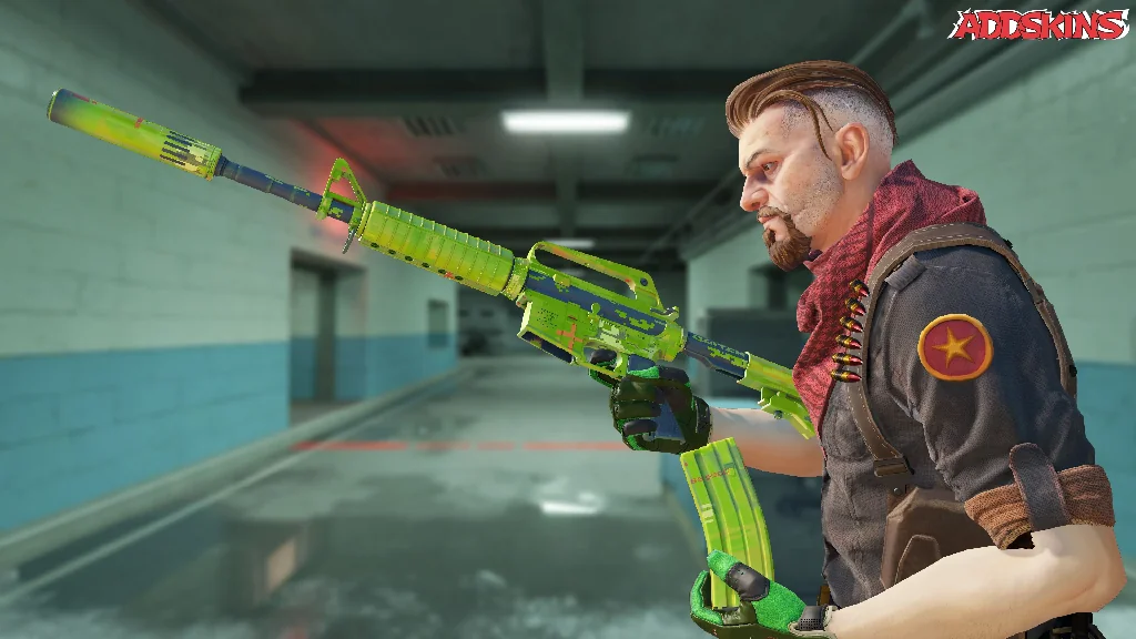 M4A1-S | Fatal Glitch pose-2